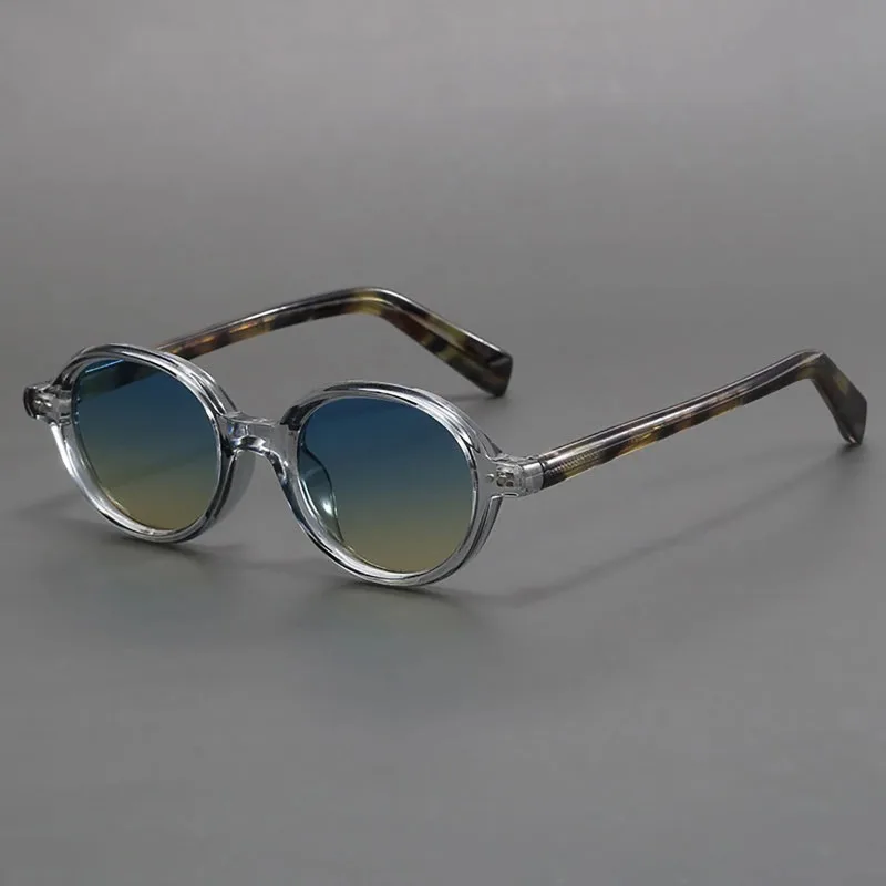 Sexy Small Oval Sunglasses For Women Brand Designer Fashion Luxury Shades UV400 Black Eyewear Men Acetate Sun Glasses view 4
