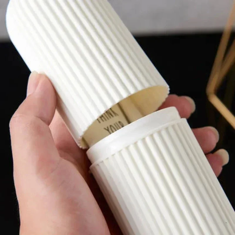 1/2pcs Portable Toothbrush Cup Bathroom Toothpaste Holder Storage Case Box Organizer Travel Toiletries Storage Cup - view 5
