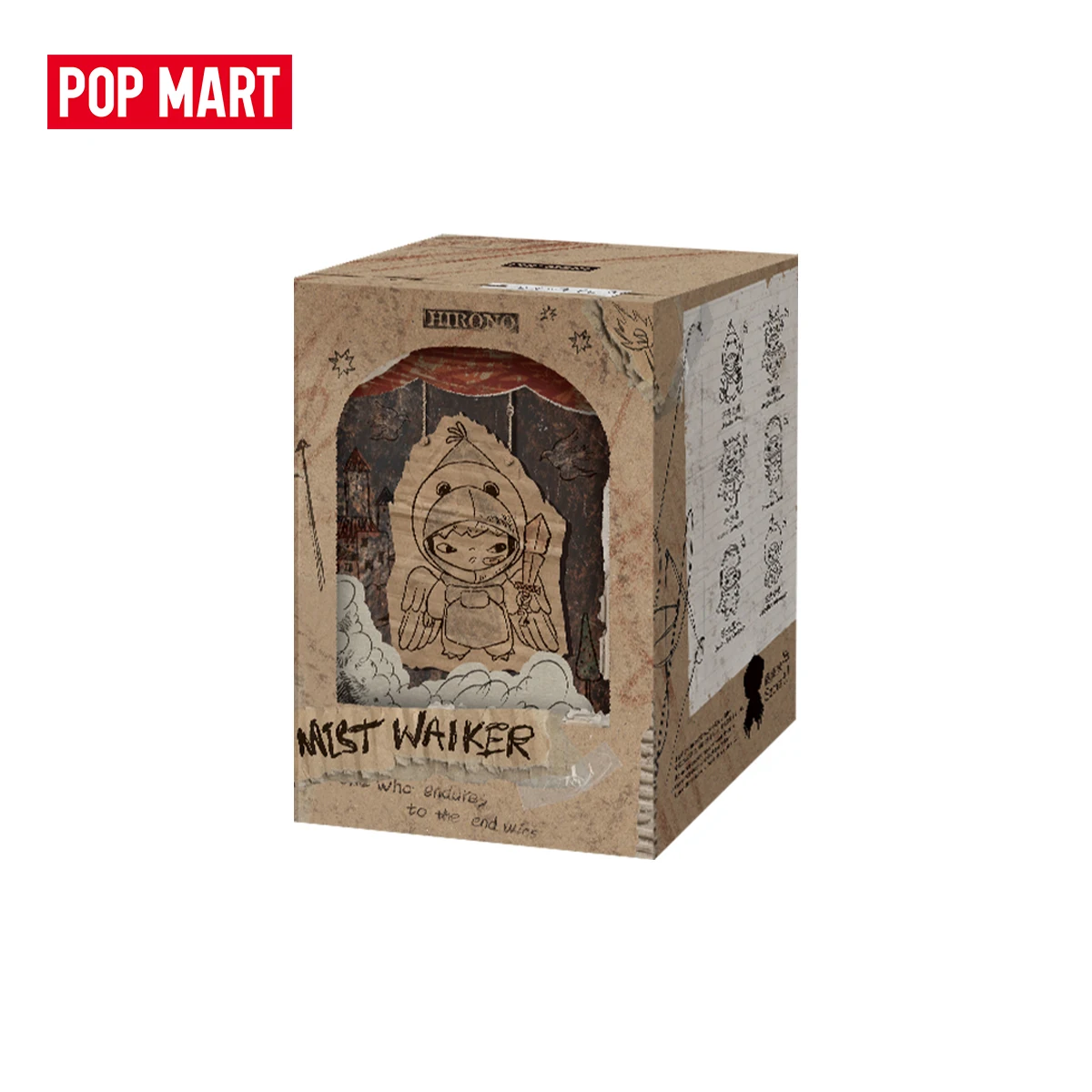 【EU EXKL. VERSAND】POP MART Hirono Mist-Walker Serie - Plüschpuppen-Anhänger 1/6 Stück POPMART Blindbox Niedliches Spielzeug Mystery Box