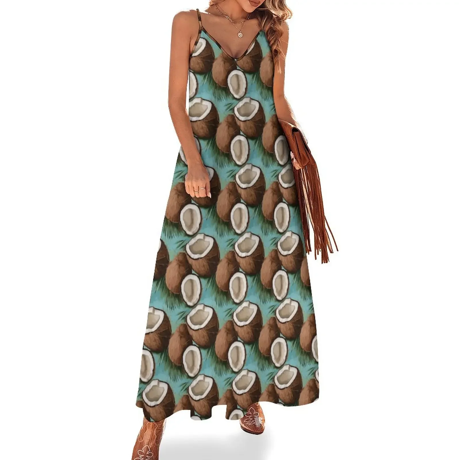 

Coconuts Sleeveless Dress dress for women ladies dresses for women 2025 elegant women's dresses for wedding