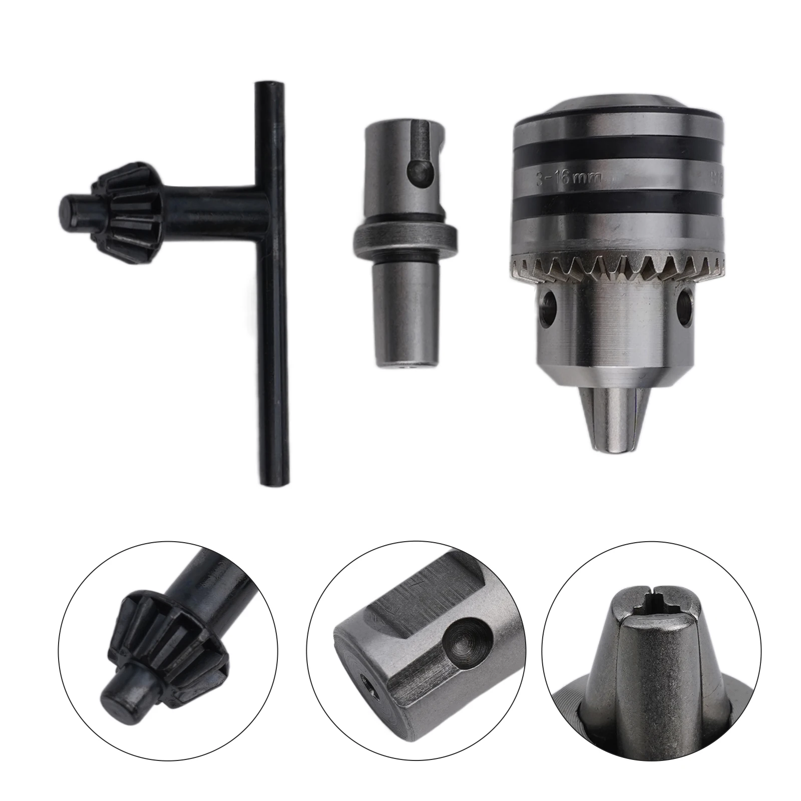 1.5-13mm 3-16mm Panner Chuck With B16 Taper Shank Adapter Shank Weldon Shank Adapter With Clamping Magnetic Drill Tool