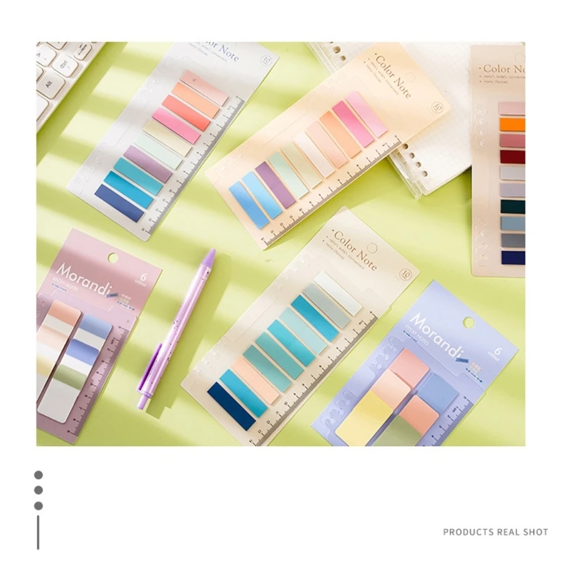 防水ページフラグ自己粘着ページマーカー透明付箋本用