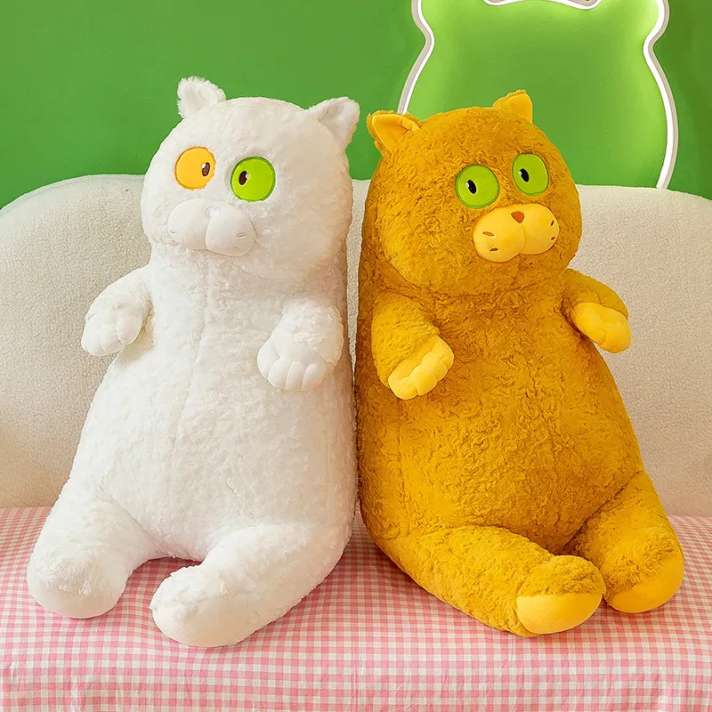 

New Arrive 40cm Japanese Kawaii Soft Plush Cat Toys Stuffed Animal Dolls Kids Gift Lovely Fat Cats Pillow Home Decoration