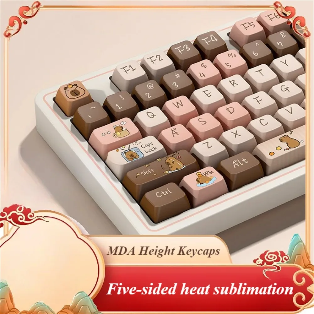 MDA 134 Keys, Pibara Keycap Kit PBT Kit for Mx Cherry Gateron Switch Mechanical Keyboard Kit