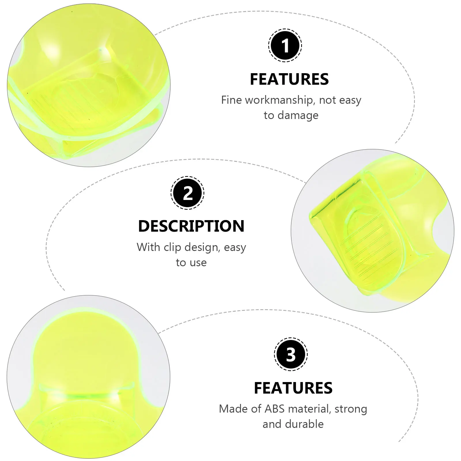 

Clear Material Portable Holder Waistb Balls Clip For Clear Tennis Balls Clip Training Tennis Accessories Storage