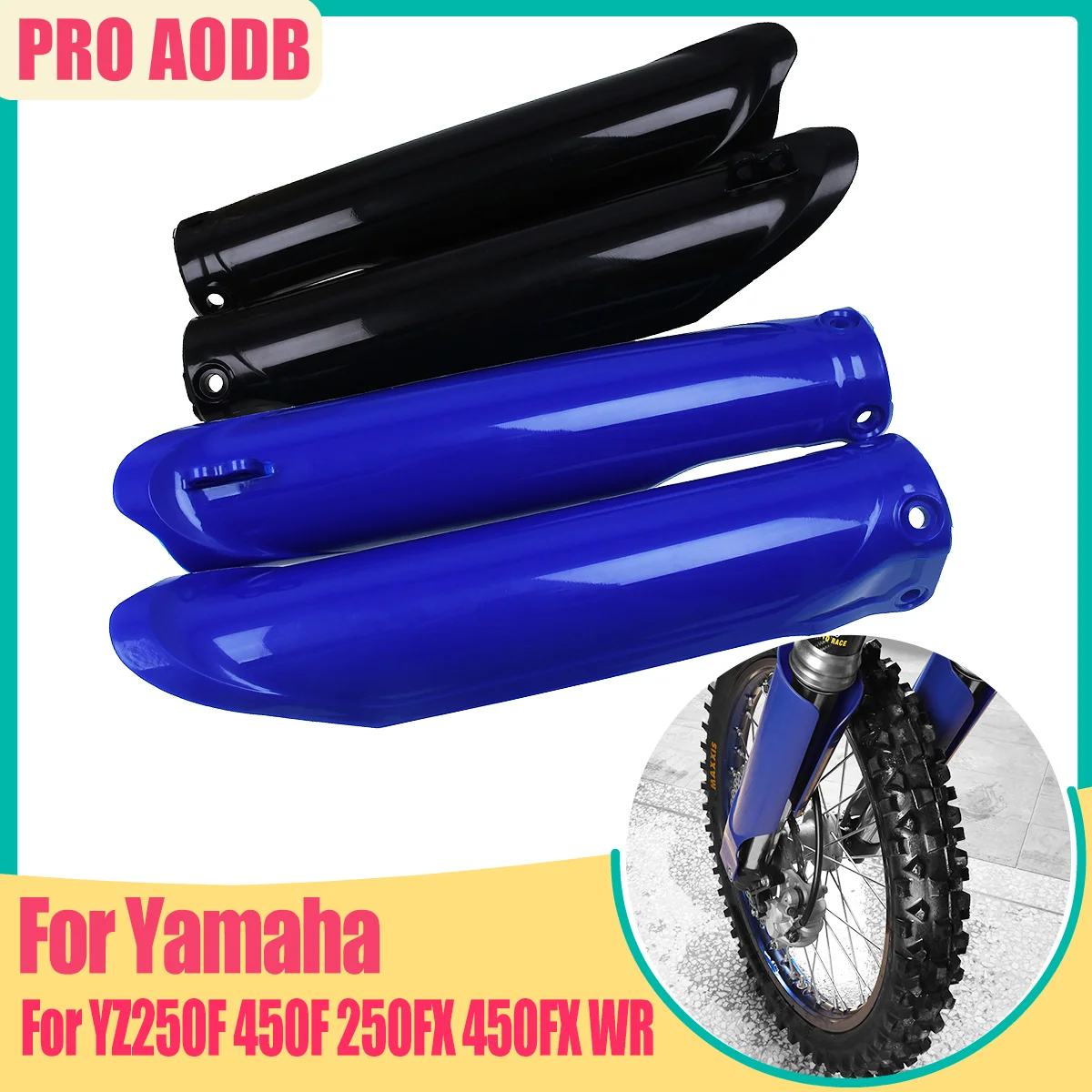 

For Yamaha YZ250F YZ450F 2023-2025 Motorcycle Fork Protection Cover Shock Absorber Guard YZ250FX 2025 YZ450FX WR250F 2025 WR450F