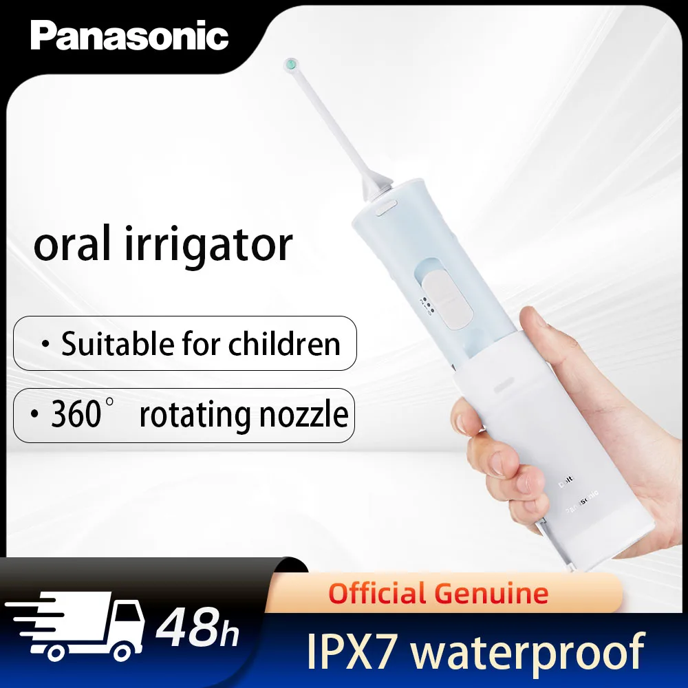 Panasonic Oral Rinser - Children's Tooth Flosser - Smart Portable - 2 Modes - Dry Battery Type No Rechargeable - Kid Friendly