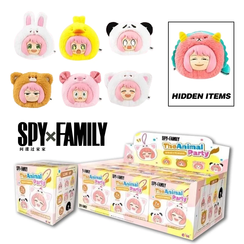 

6PCS NEW Spy X Family Anya Series Blind Box Toys Cute Figures Doll Mystery Box Model Surprise Bag For Girls Kids Birthday Gift