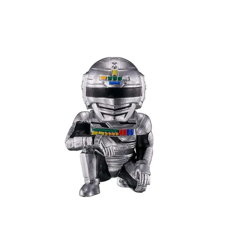 ของแท้จาก Bandai ของสะสมฟิกเกอร์อนิเมะ รุ่น Waiting Metal Hero Toei Hero Style ของเล่นไข่เซอร์ไพรส์ ของขวัญ