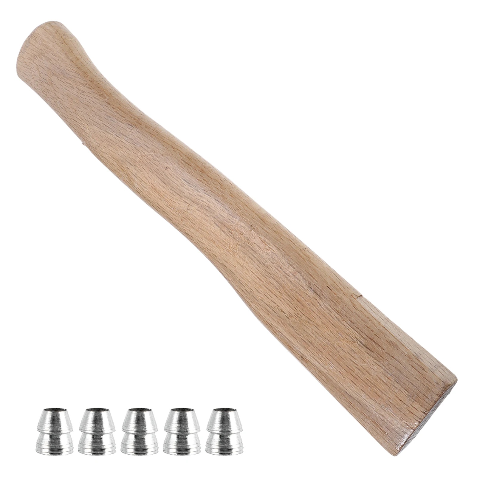

1 set Premium Axe Handle Set Sturdy Wood Replacement for Hatchet Hammer Tools Durable Metal Wedges Easy Install Labor Saving