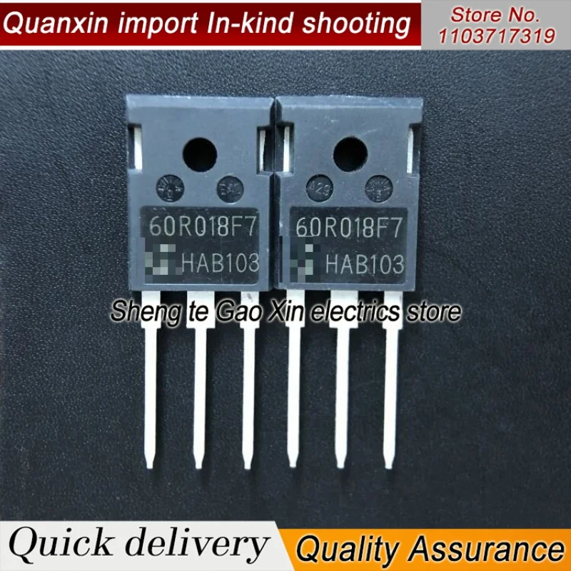 5PCS-10PCS  60R018F7 IPW60R018CFD7 TO-247 MOS 495A 650V Imported  Original  Best Quality