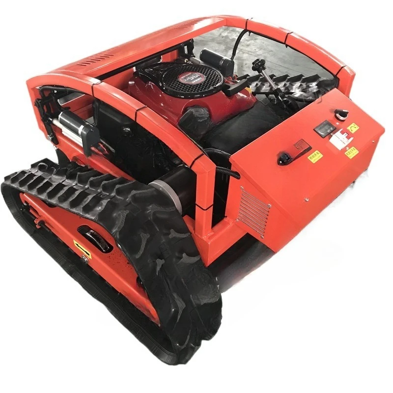 Crawler remote control lawn mower, vegetable greenhouse weeding equipment