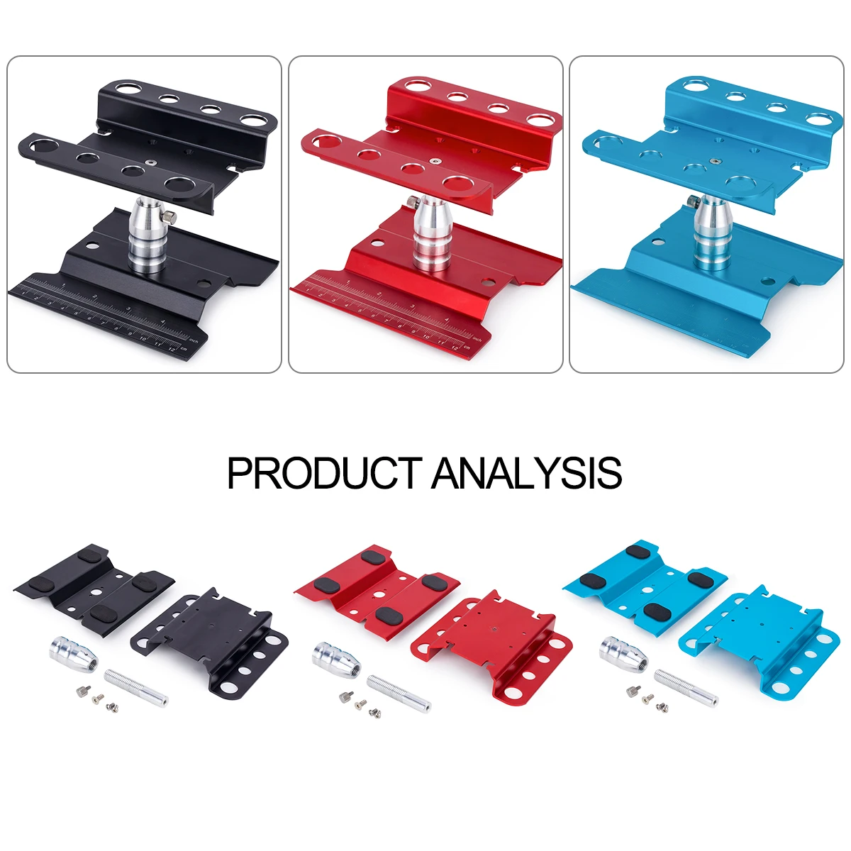 RC Auto Gereedschap Reparatie Stand Werkstation Montage Platform 360 Graden Draaien voor 1/10 1/8 Buggy Crawler Auto TRX-4 Axiale SCX10