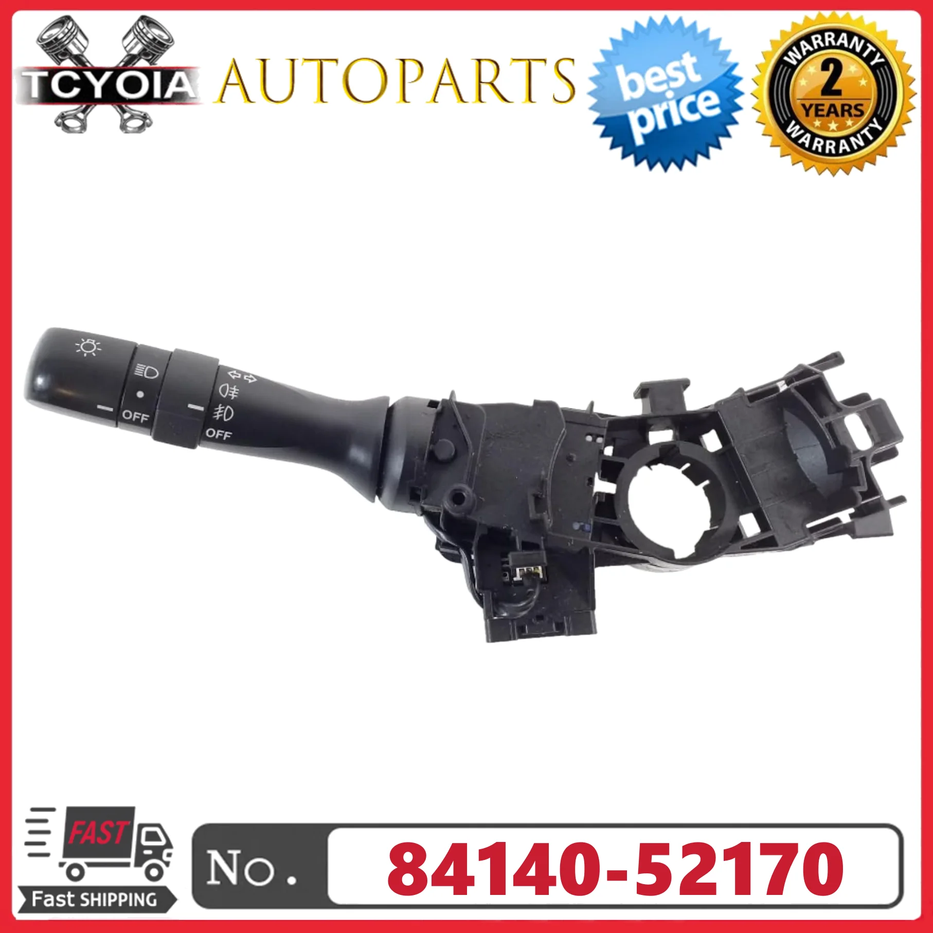 

Headlight Fog Light Turn Signal Switch 84140-52170 8414052170 For Toyota YARIS Land Cruiser HILUX 8414052171