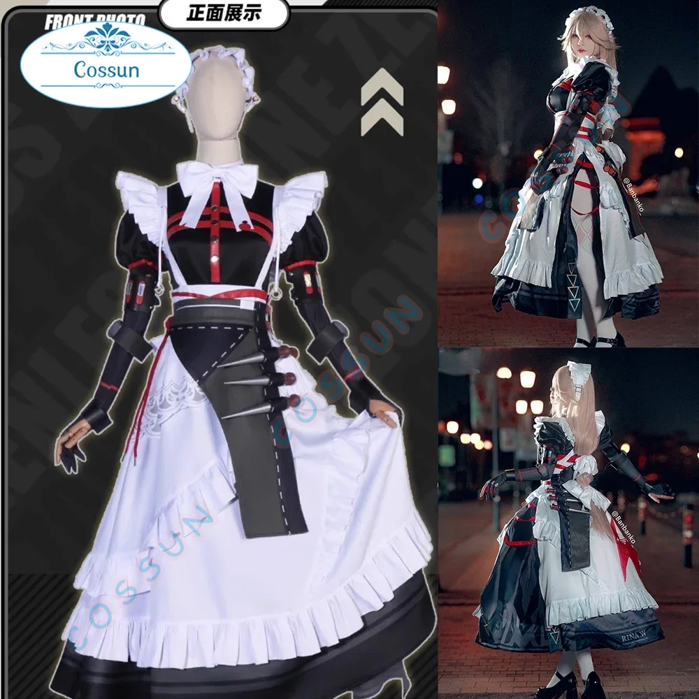 Zenless Zone Zero Victoria Housekeeping Alexandrina Sebastiane Cosplay Costume Halloween Game Suit Women Gorgeous Dress