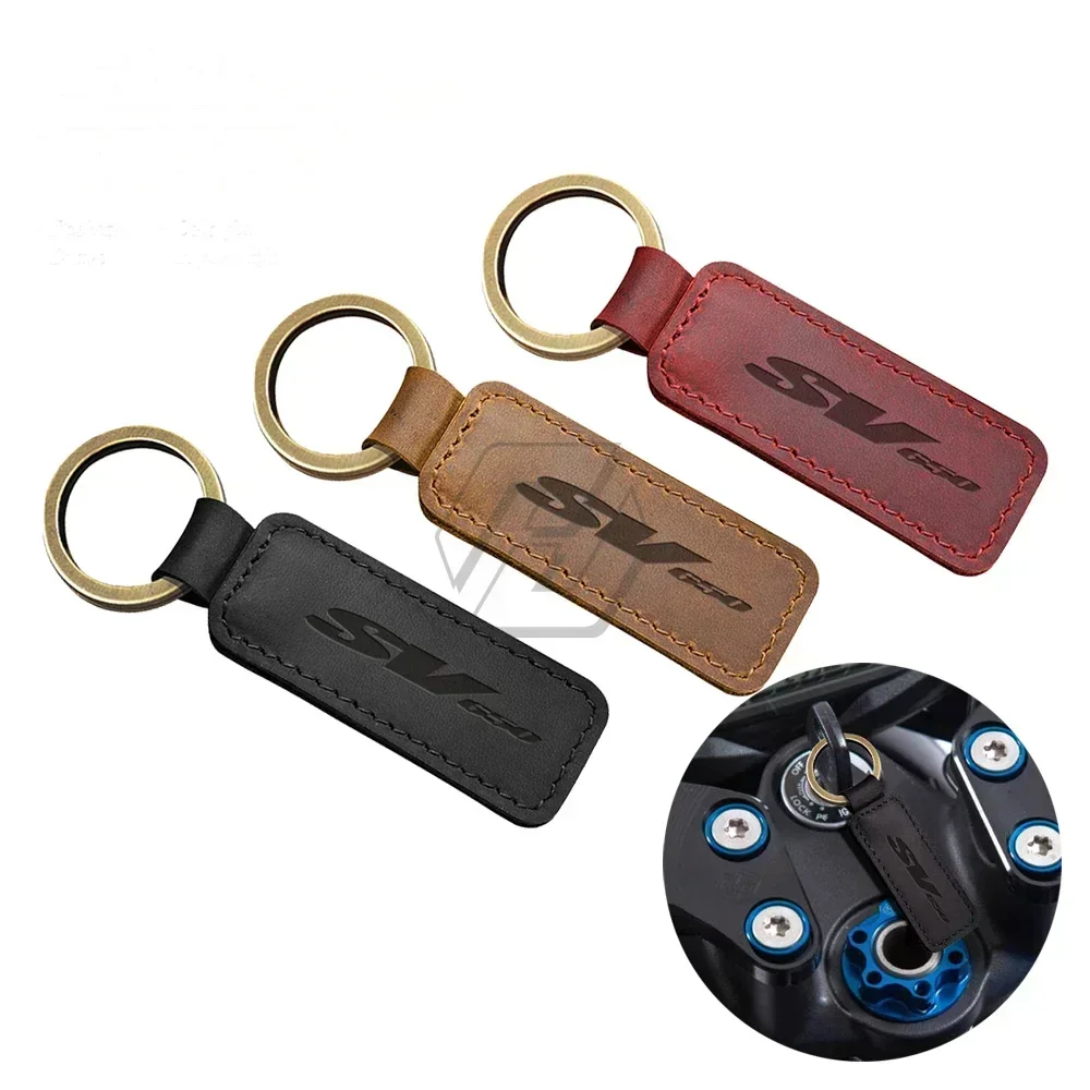 

Для Suzuki SV650 SV 650 SV650X SV650S ключ мотоциклетный брелок для ключей из воловьей кожи