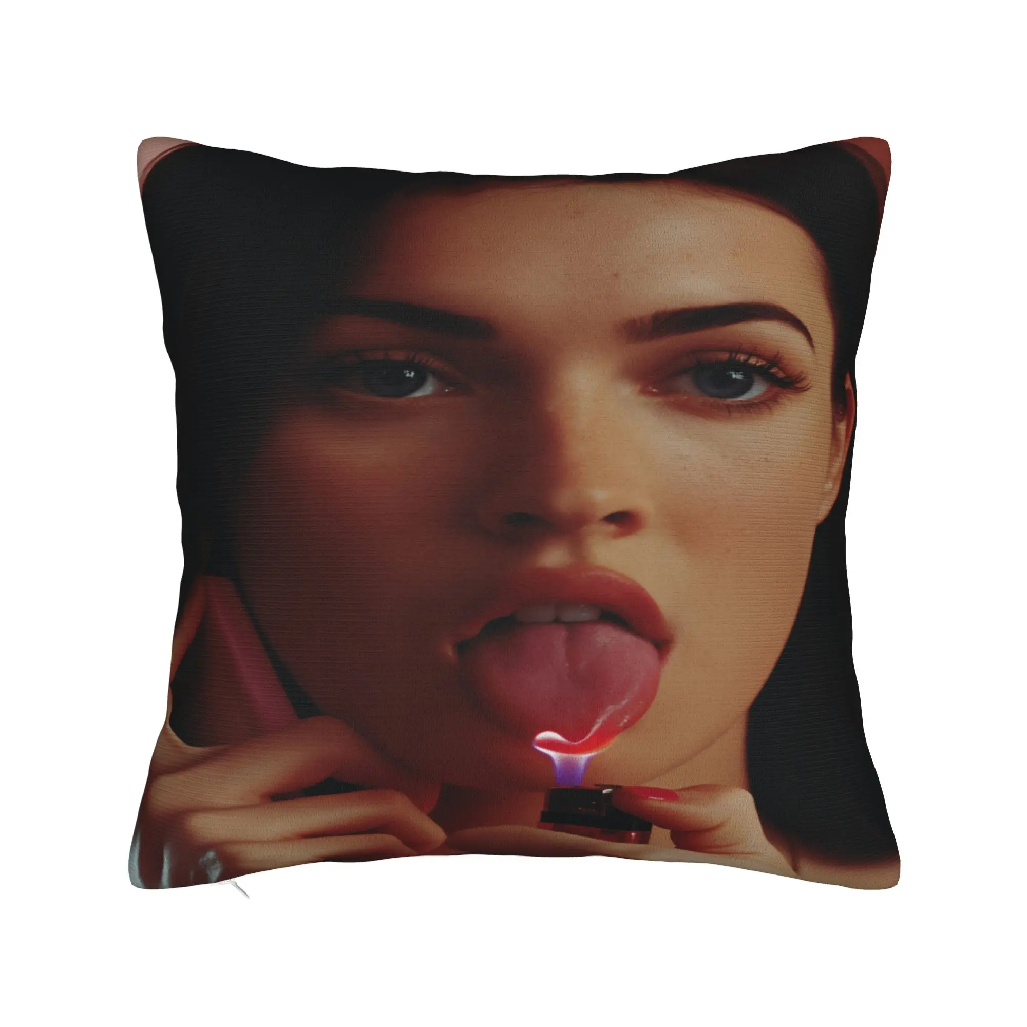 Actress M-Megan F-Fox Pillow Case  Print Pillow Cover For Sofa Car Home Decor Funny Cushion Cover