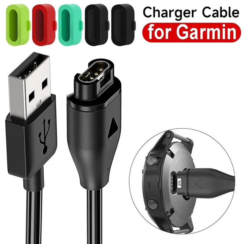 Charger Dock For Garmin Vivoactive 3 4 4S/Fenix 5 5S 5X 6 6S 6X/Venu 2 2S SQ USB Charging Cable Stand Station Watch Accessories