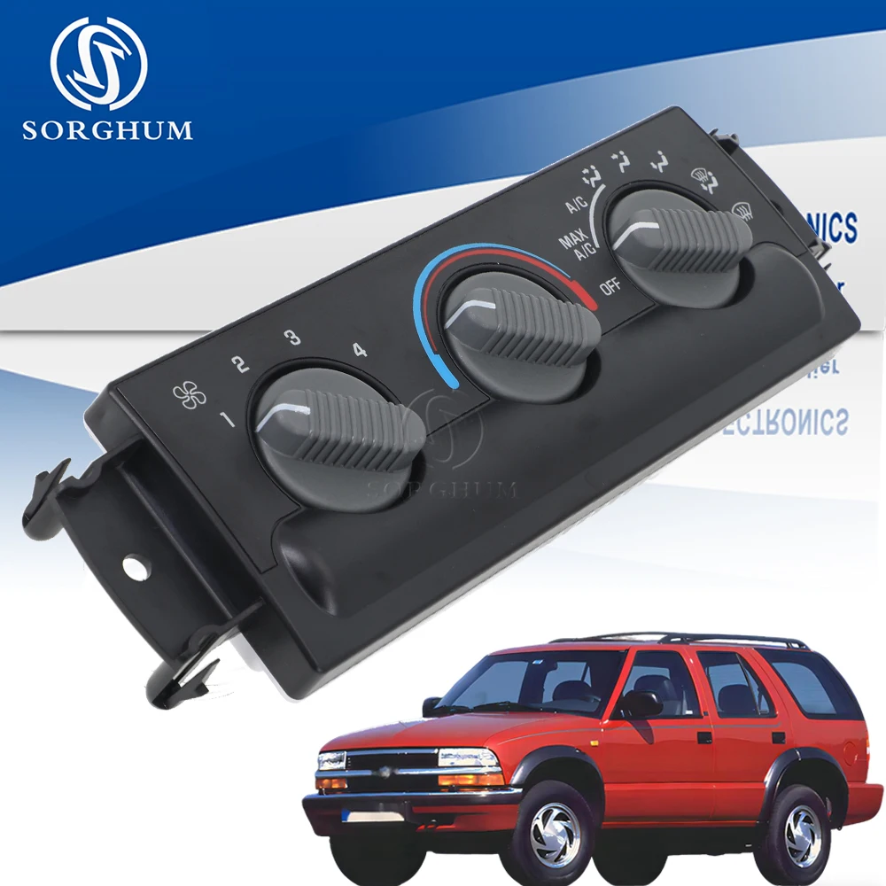 

16233939-A A/C Heater Climate Control Switch For GMC Sonoma Oldsmobile Bravada Chevy S10 Blazer 1999 2003 2004 16250545 15098964