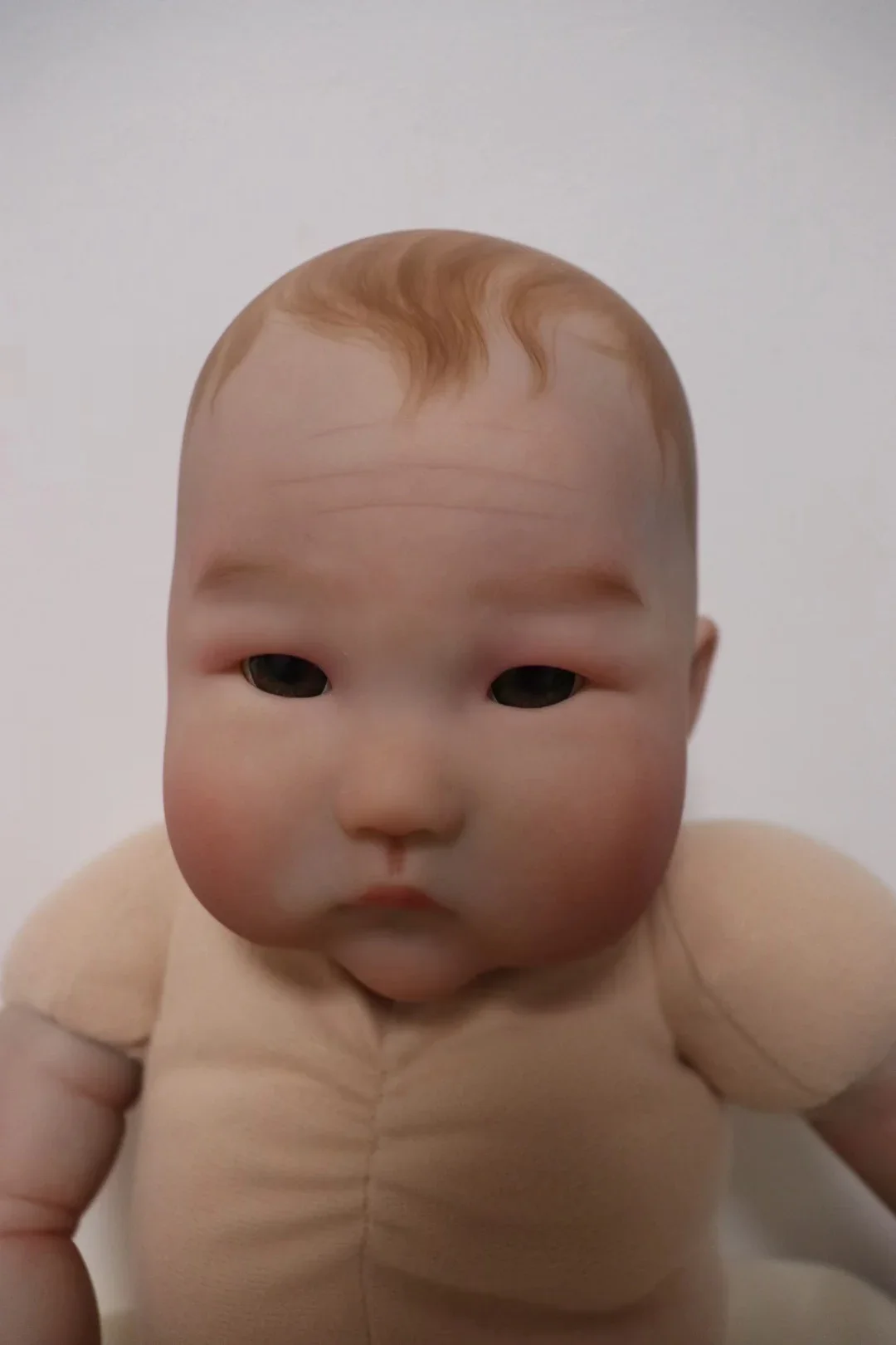 An Ming 아시아 아기 귀여운 DIY 인형 부품, 20 인치 페인트, 다시 태어난 인형 키트