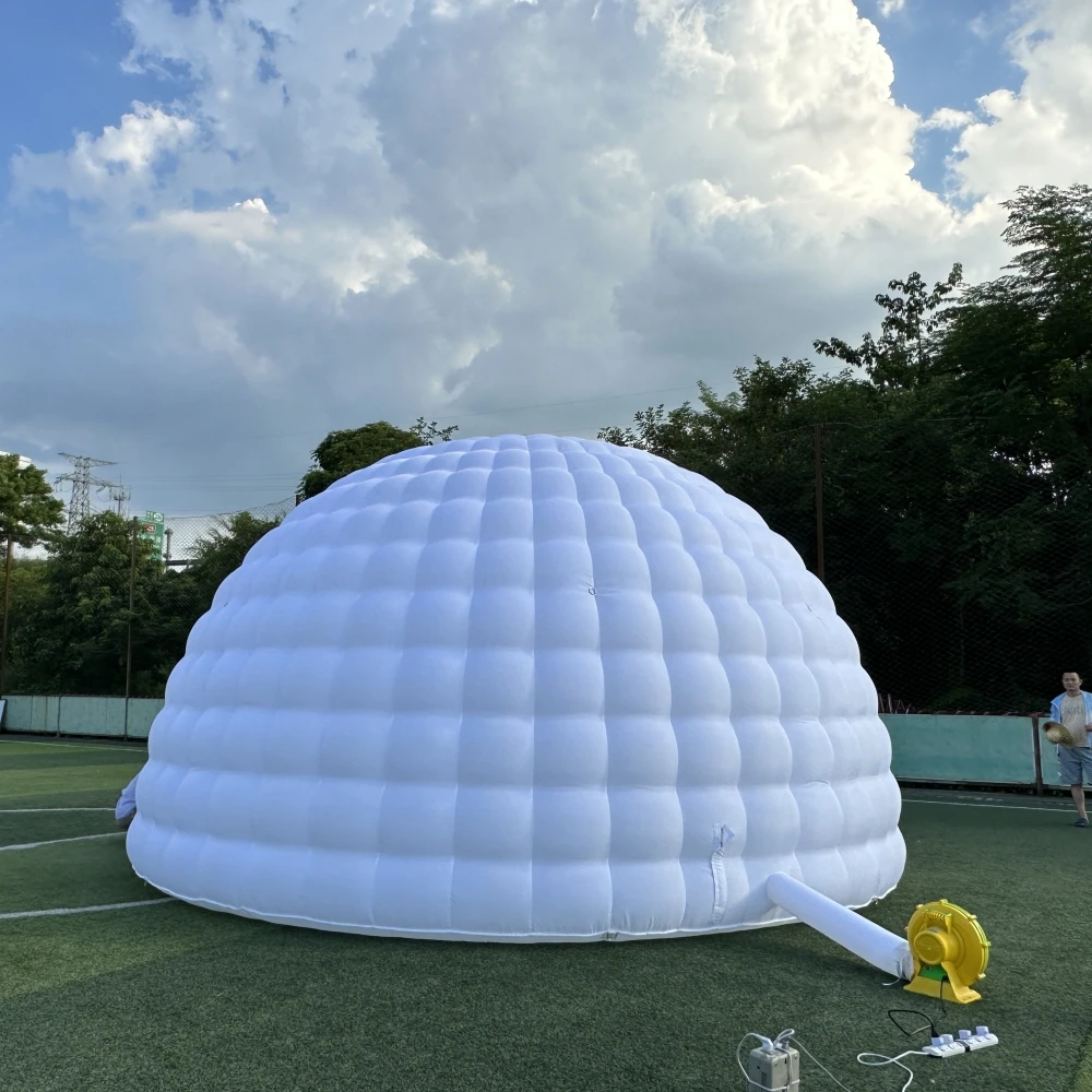 SAYOK 6m Dia.Giant Inflatable Dome Tent Inflatable Igloo Dome Bubble Tent with Door for Events Conferences Wedding Trade Show