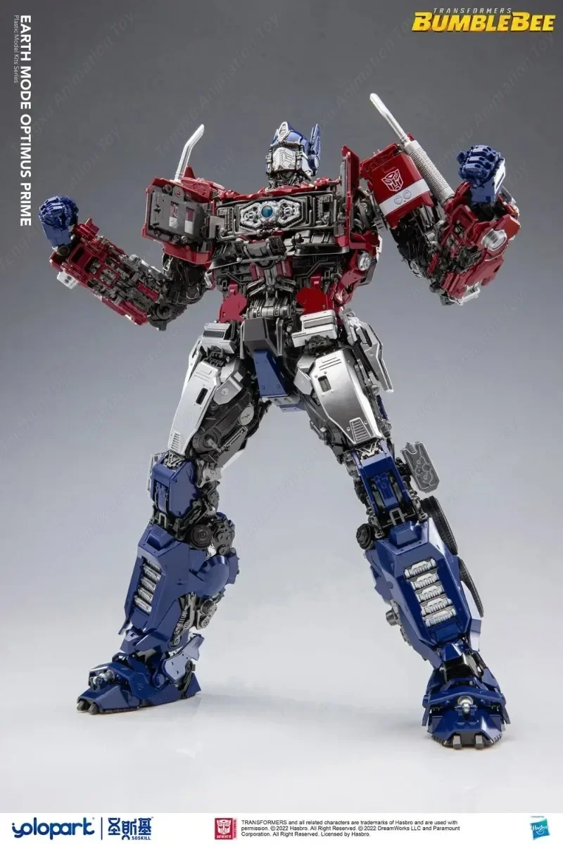 In Stock Transformation Toys SOSKILL Yolopark OPTIMUS PRIME Bumblebee 30cm PVC Action Figure Robot Collectible Gift