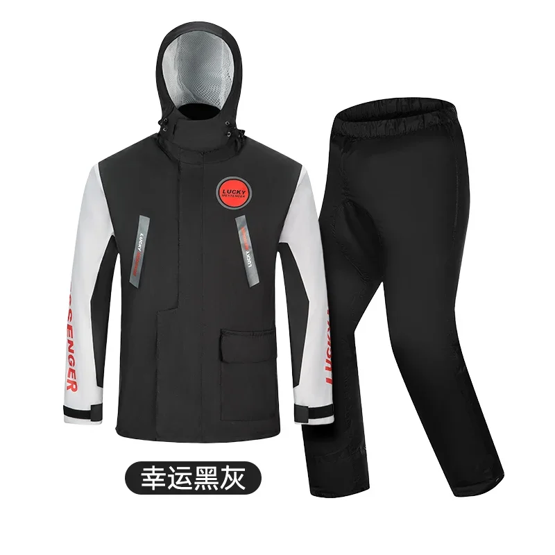 Raincoats for rain Suit Men Outdoor Waterproof Split Type Coat and Pants Oxford Material Thickened and Wear-resistant