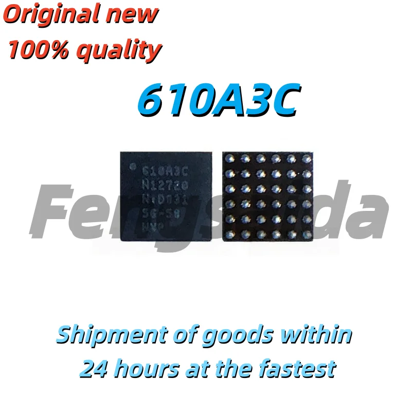 (1개) 100% 새 제품 610A3C USB 충전 IC BGA 충전기 IC 아이패드 프로3 11 12.9 3세대 A1980 A1876 A2013용