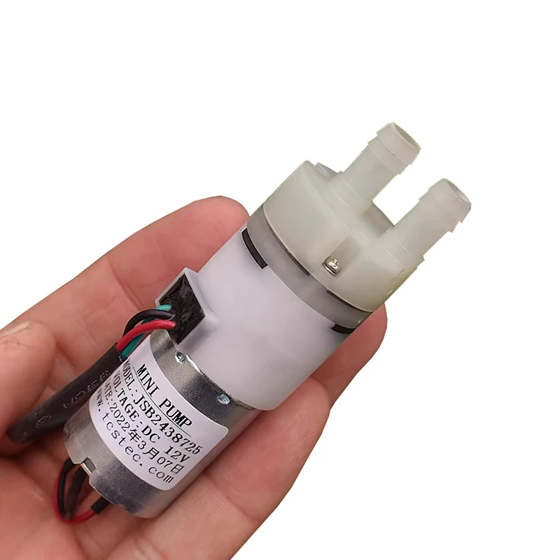 

Миниатюрный самовсасывающий диафрагменный насос JSB2438 370 с двигателем 12В, 27 мм, для автоматического диспенсера воды на чайный столик (DIY)