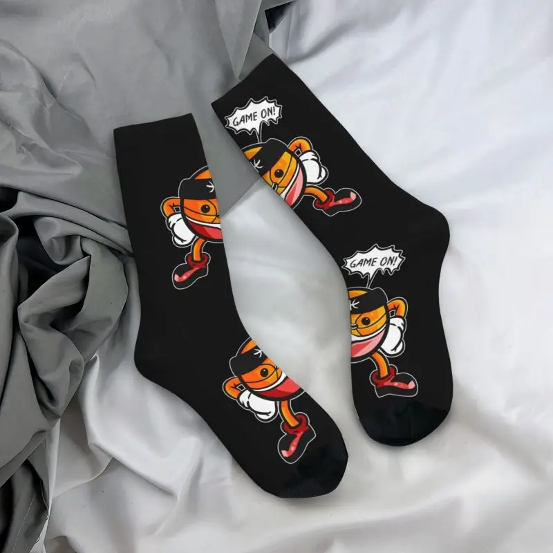 Calcetines Unisex con estampado 3D de dibujos animados, medias de vestir con estampado de jugador de baloncesto y cómic, novedad