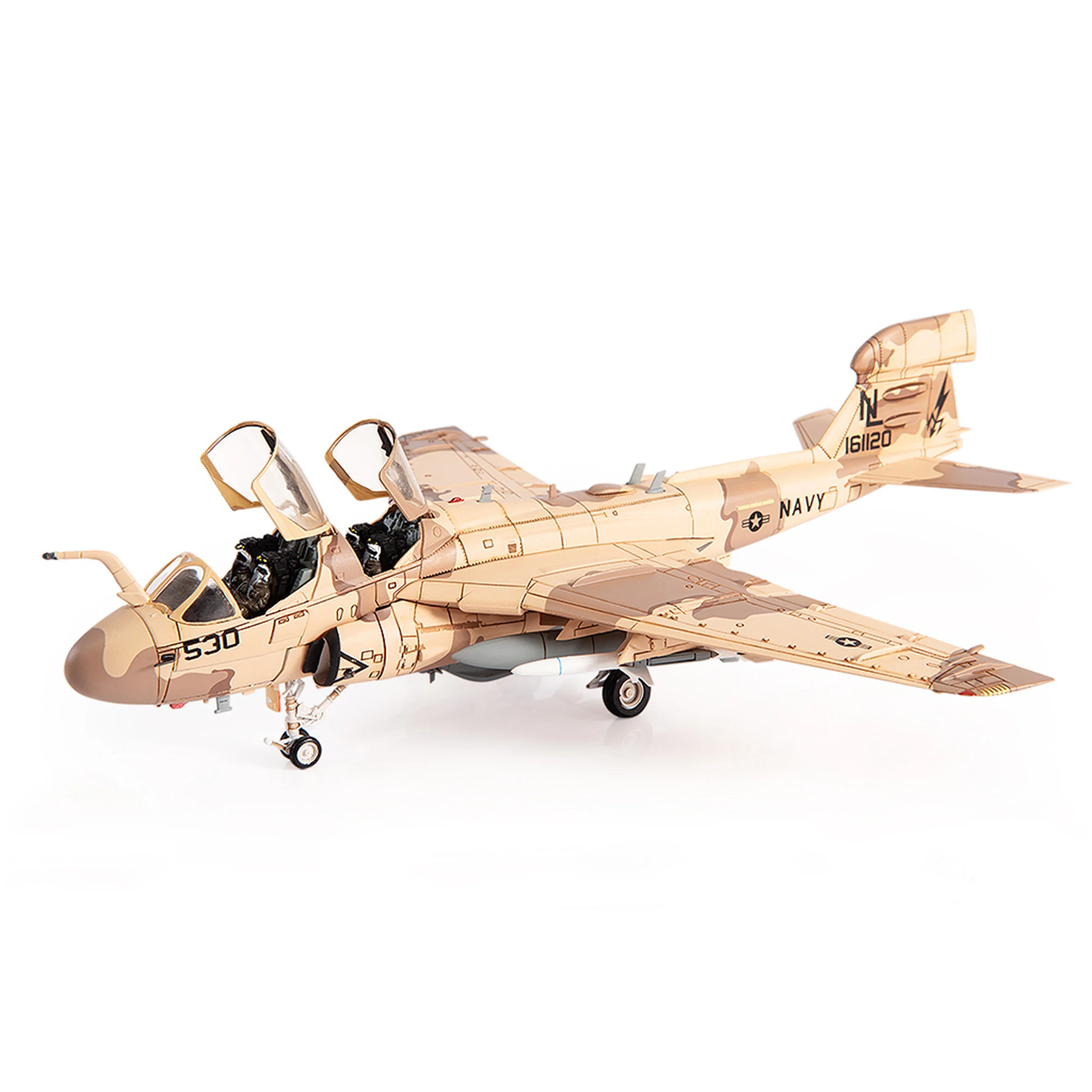 1/72 Jcw EA-6B Ons Prowler Model Voor Elektronische Oorlogsvoering VAQ-133 Squadron Nl530 2007 (Vleugelvouw) Gelegeerd Afgewerkt Productmodel Van Een Legering