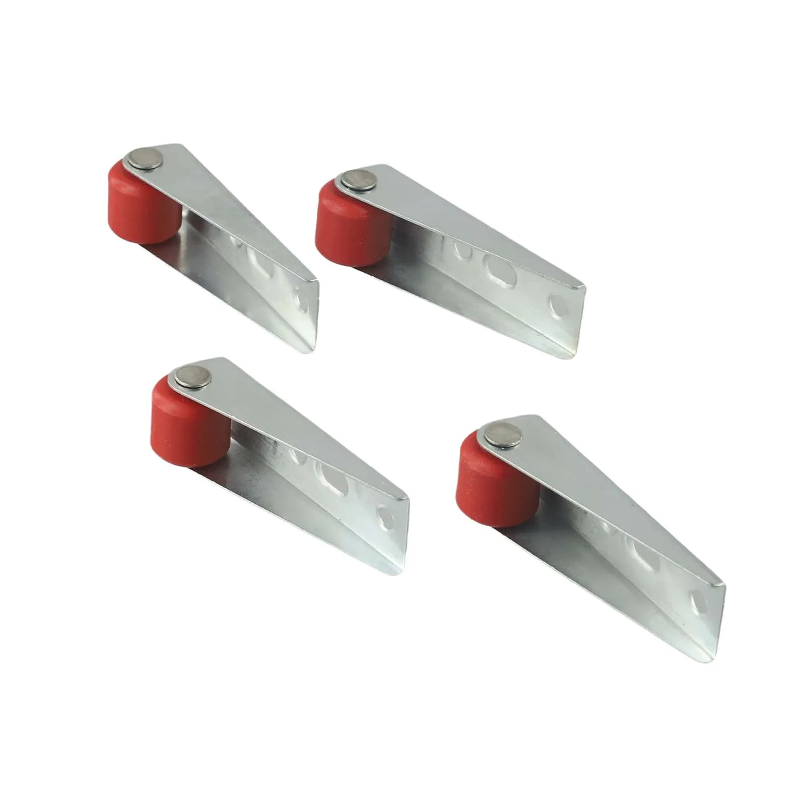 Swivel Casters for Furniture and Sliding Doors with Directional Rollers and Rubber Wheels Offering Controlled and Quiet Movement