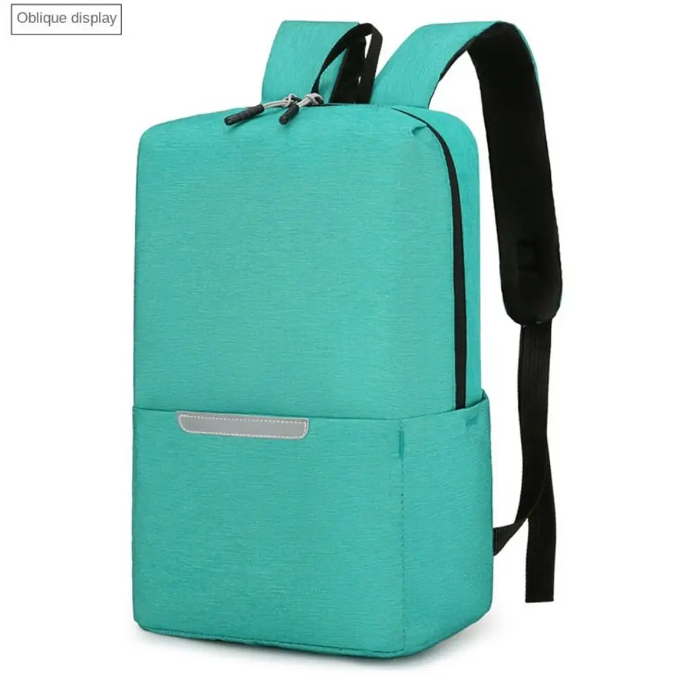 Mochila pequeña impermeable para adolescentes, Bolsa Escolar informal de gran capacidad, bolsa de viaje, bolsas de libros de Color sólido