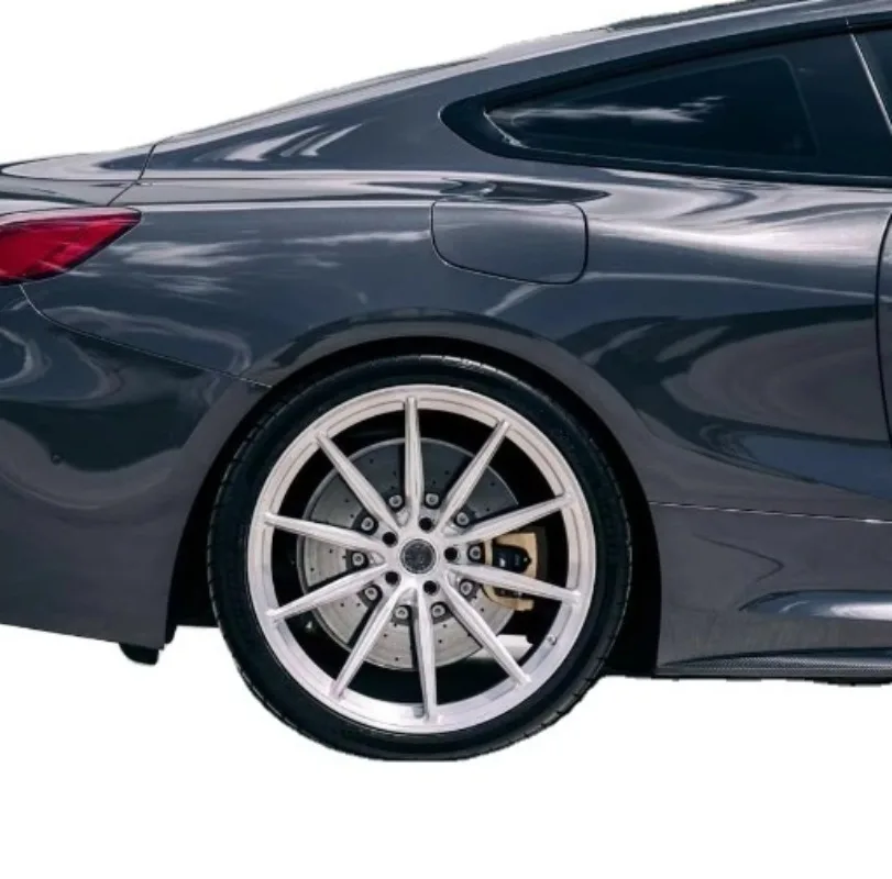 Rines de Aleación de Aluminio Forjado de 19 Pulgadas, Diseño Cóncavo Personalizado para Tesla Model X/BMW M8/Luxury 918, Compatibles con 5x114.3 5x127