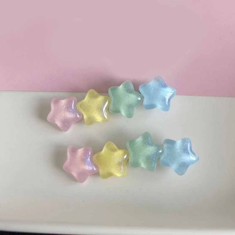 Pinza para con forma estrella Stero, pinza para con flequillo para cola caballo y sensación gelatina y