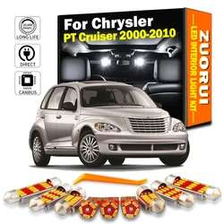 ZUORUI 12Pcs Canbus Car LED Interior Map Dome Light Kit For Chrysler PT Cruiser 2000-2007 2008 2009 2010 Vehicle Lamp Led Bulbs