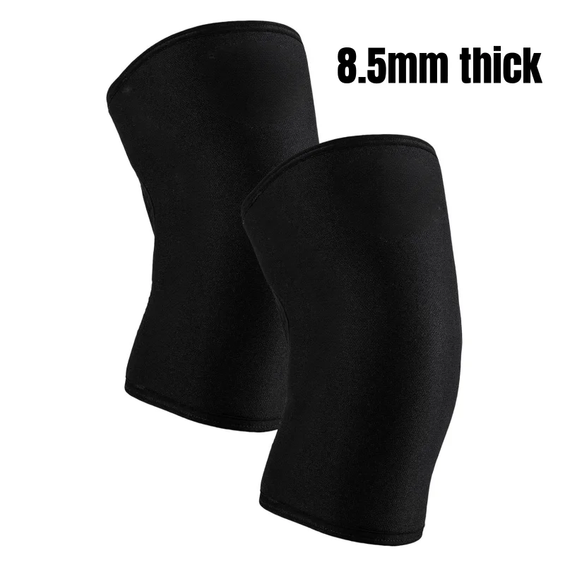 

1 Pair 8.5MM Weightlifting Knee Sleeves Competition Grade Neoprene Knee Braces for Heavy-Lifting Squats Gym Strength Sports