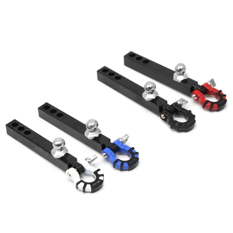 

A45F-4Pcs 1/10 Climbing Car Series Universal 6X6 Specification Square Metal Trailer Hook