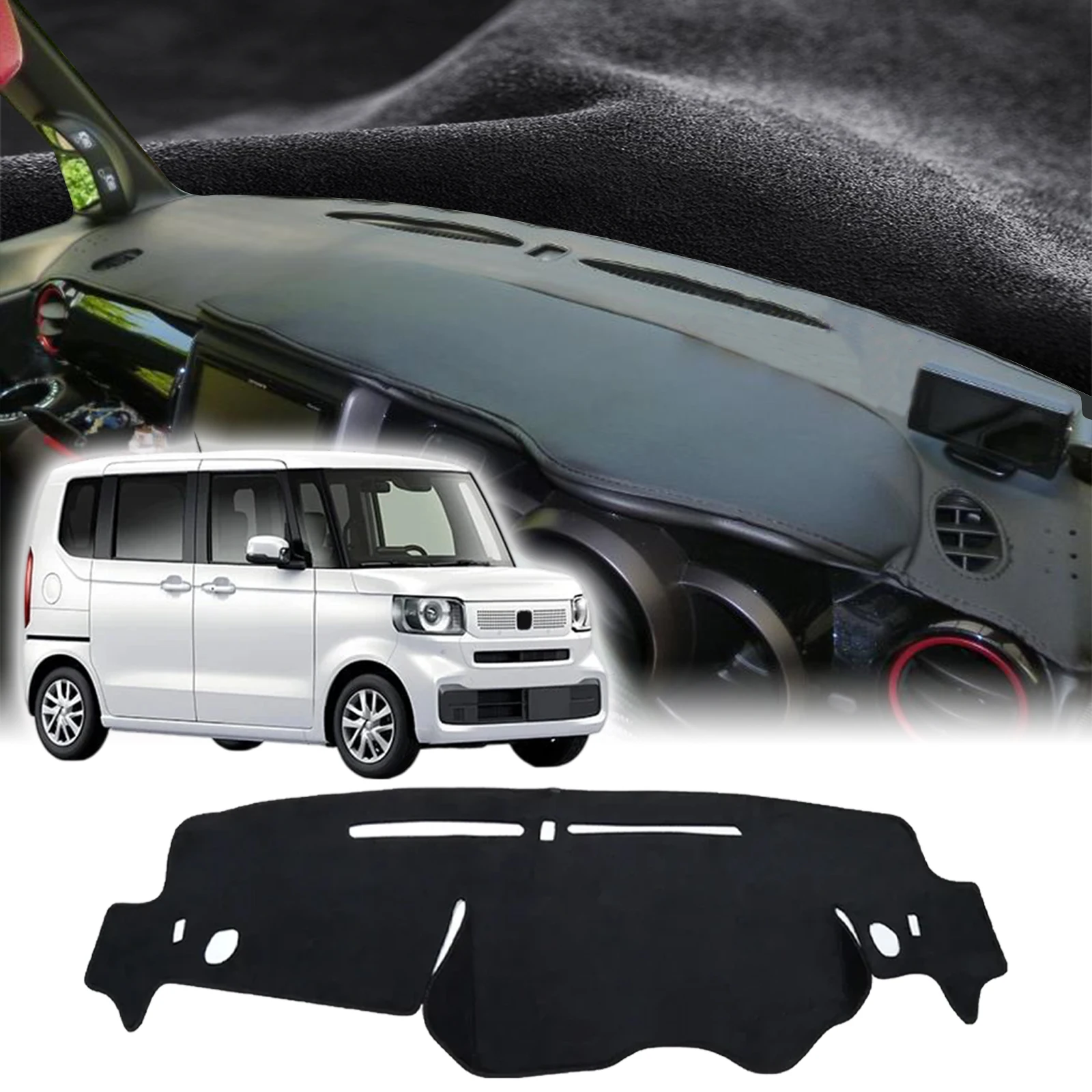 

fit for Honda N-BOX 2011-2016 NBOX N BOX JF1 JF2 Dashmat Dashboard Cover Pad Protective Carpet DashMat Sunshade Car Accessories
