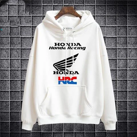 

HONDA Young Beast Honda модифицированный рыцарь ретро наряд ранняя осень и зима флисовая толстовка мужская свободная в американском повседневном стиле