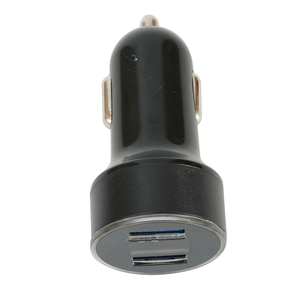 Adaptor Car Charger Socket Splitter Voltmeter 1PCS 3.1A Aluminum Alloy Rim Black Simultaneously Monitor DC12V-24V Digital Dual