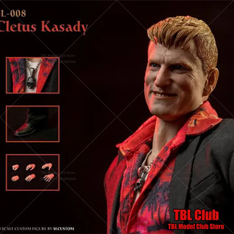 В наличии SLCUSTOM SL-008 масштаб 1/6, злодей, Клеттус Касади, карнаж, 12 дюймов, экшн-фигурка мужского солдата, полный набор кукол