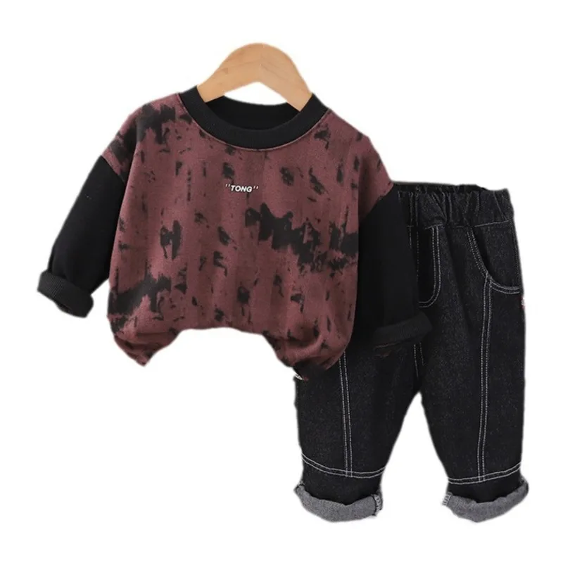 

New Spring Autumn Baby Clothes Suit Children Boys Sports T-Shirt Pants 2Pcs/Sets Infant Outfits Toddler Costume Kids Tracksuits