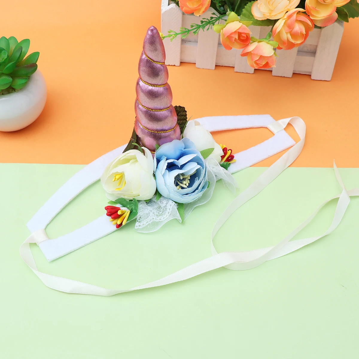 

Pet Unicorn for Cat Dog Cosplay Party Christmas Halloween Masquerade Birthday Photo Props Puppy Hat Soft Cloth