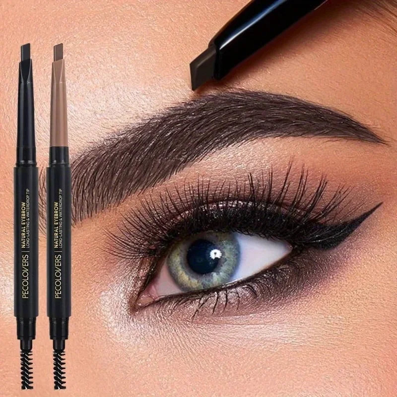 Lápiz de cejas Natural de larga duración suave No florece lápiz de cejas marrón negro cosméticos de maquillaje