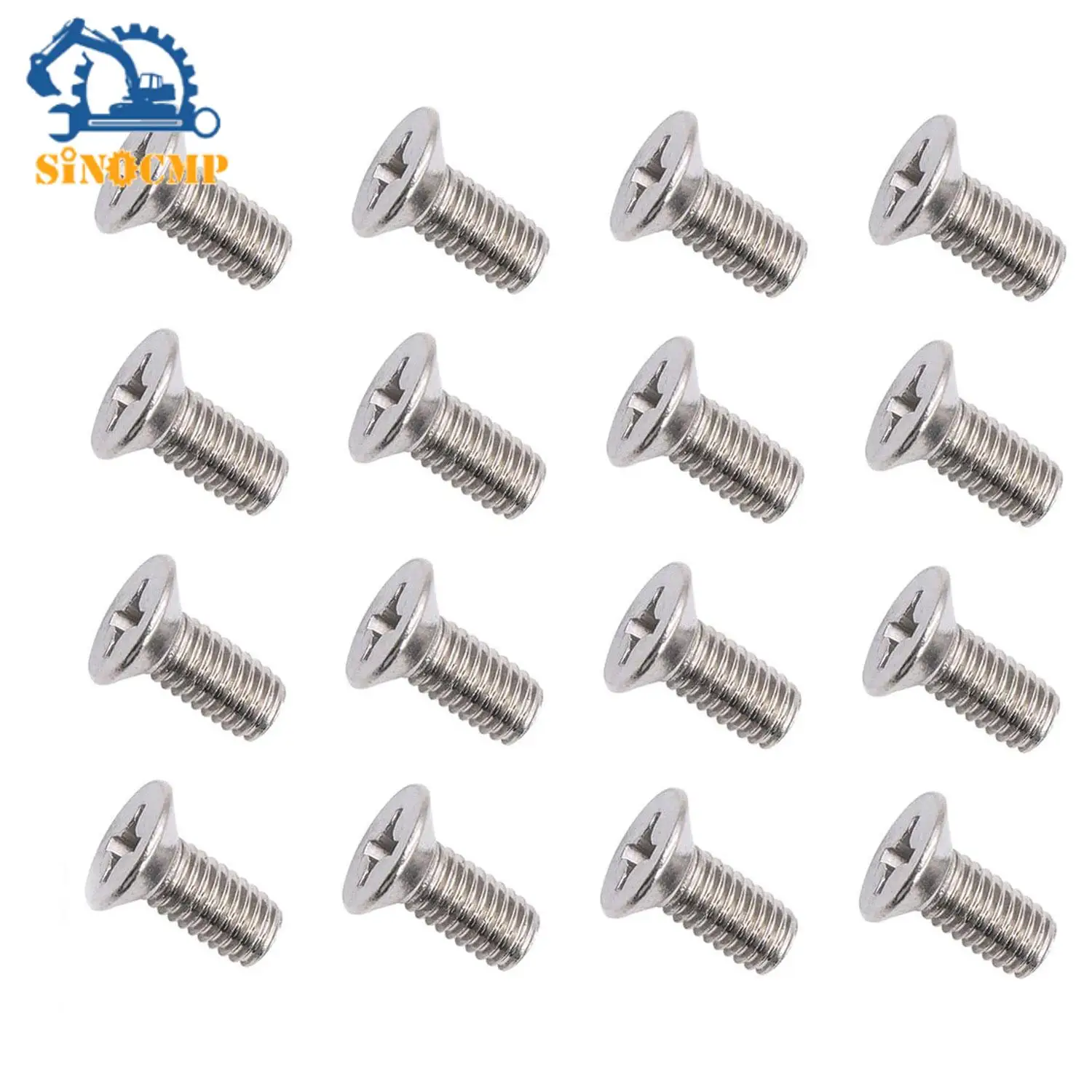 

16pcs Screws Rotor Brake Disc Retaining 93600-06014-0H FOR Honda Accord Civic Car Accessories