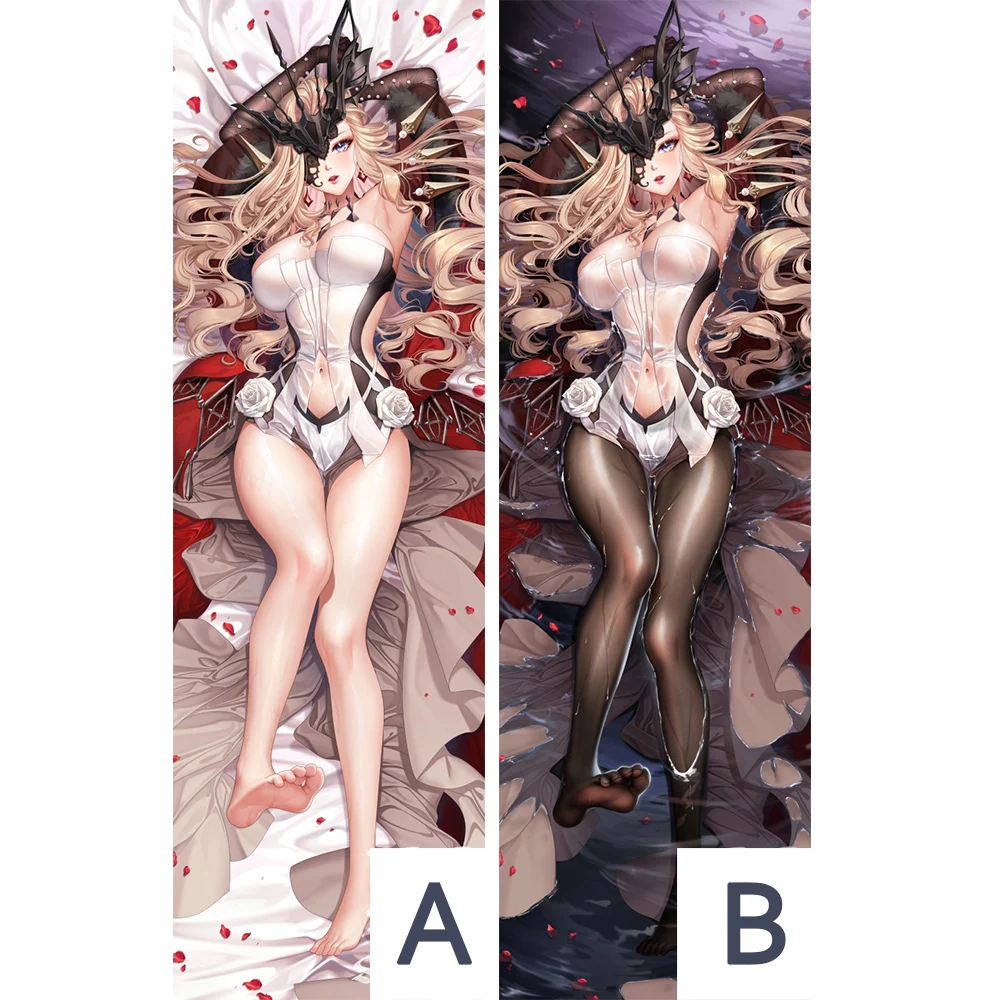 

Dakimakura Anime Genshin Impact La Signora 2WAY Hugging Body Pill Double Sided Print Pillowcase Life Size Body Pillow Cover