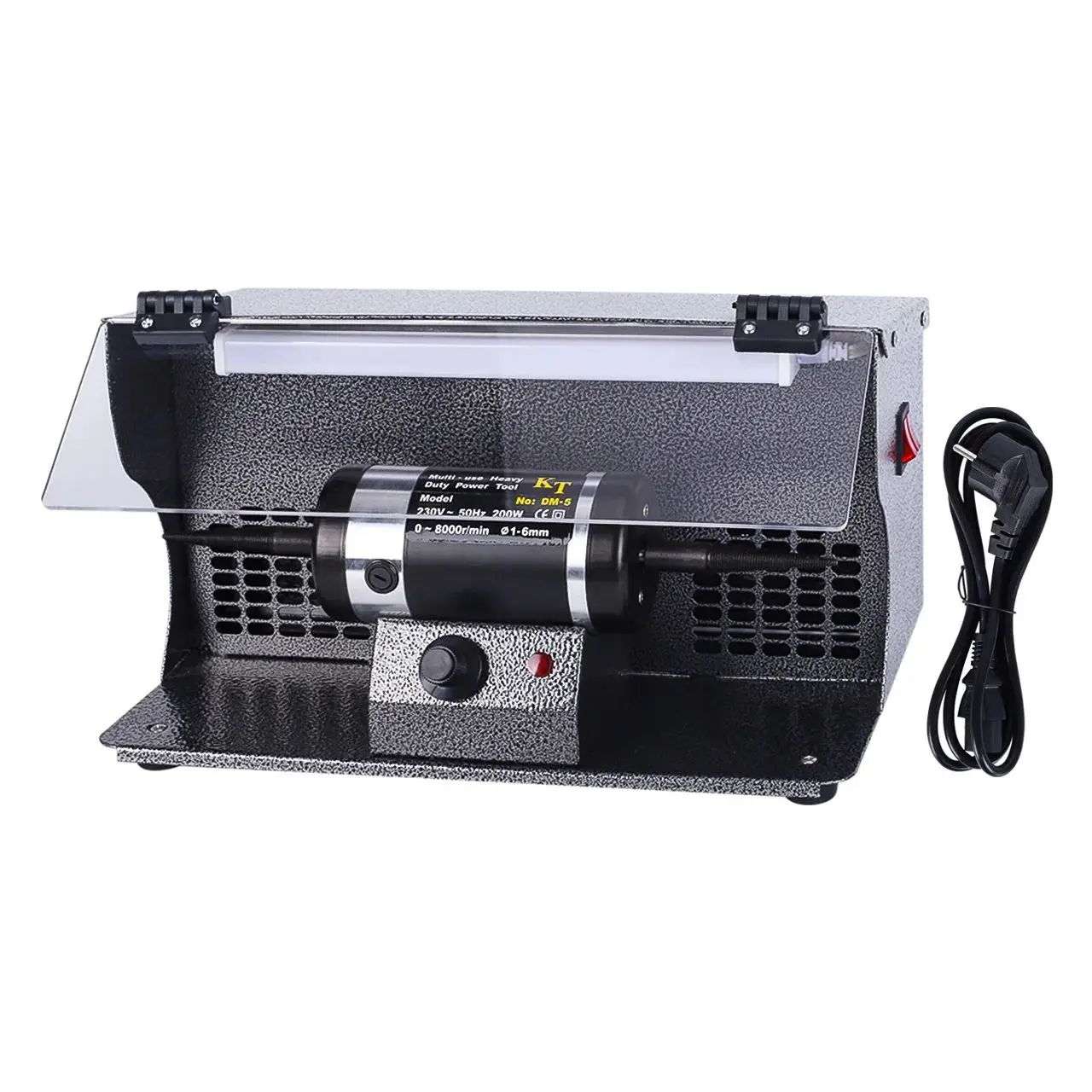 

200W 220V Jewelry Polishing Tool DM-5 Vacuum Polishing Machine With Light Desktop Jewelry