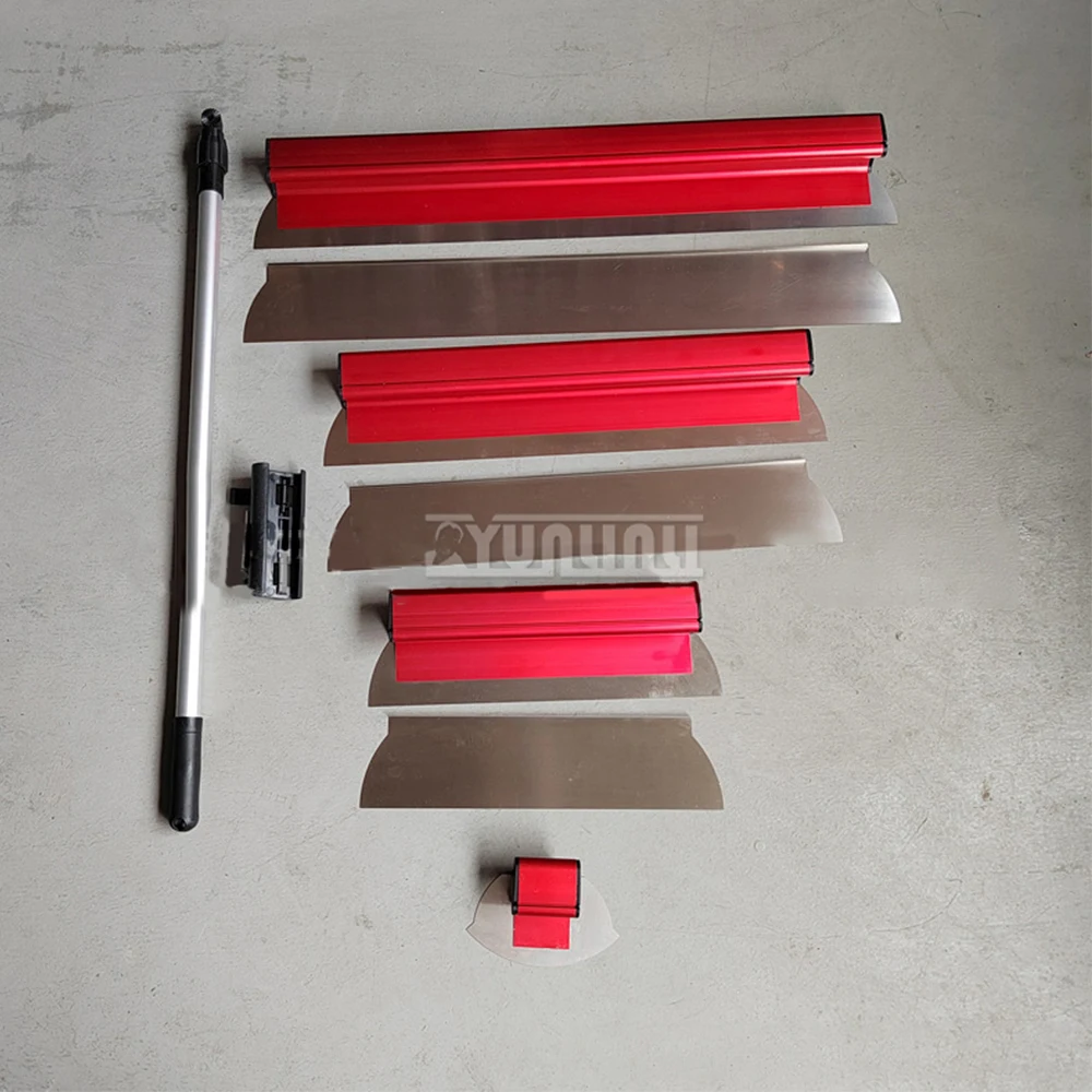 Scraper long pole wall putty cement mortar gypsum paint plastering plaster plaster scraper stainless steel scraper suit