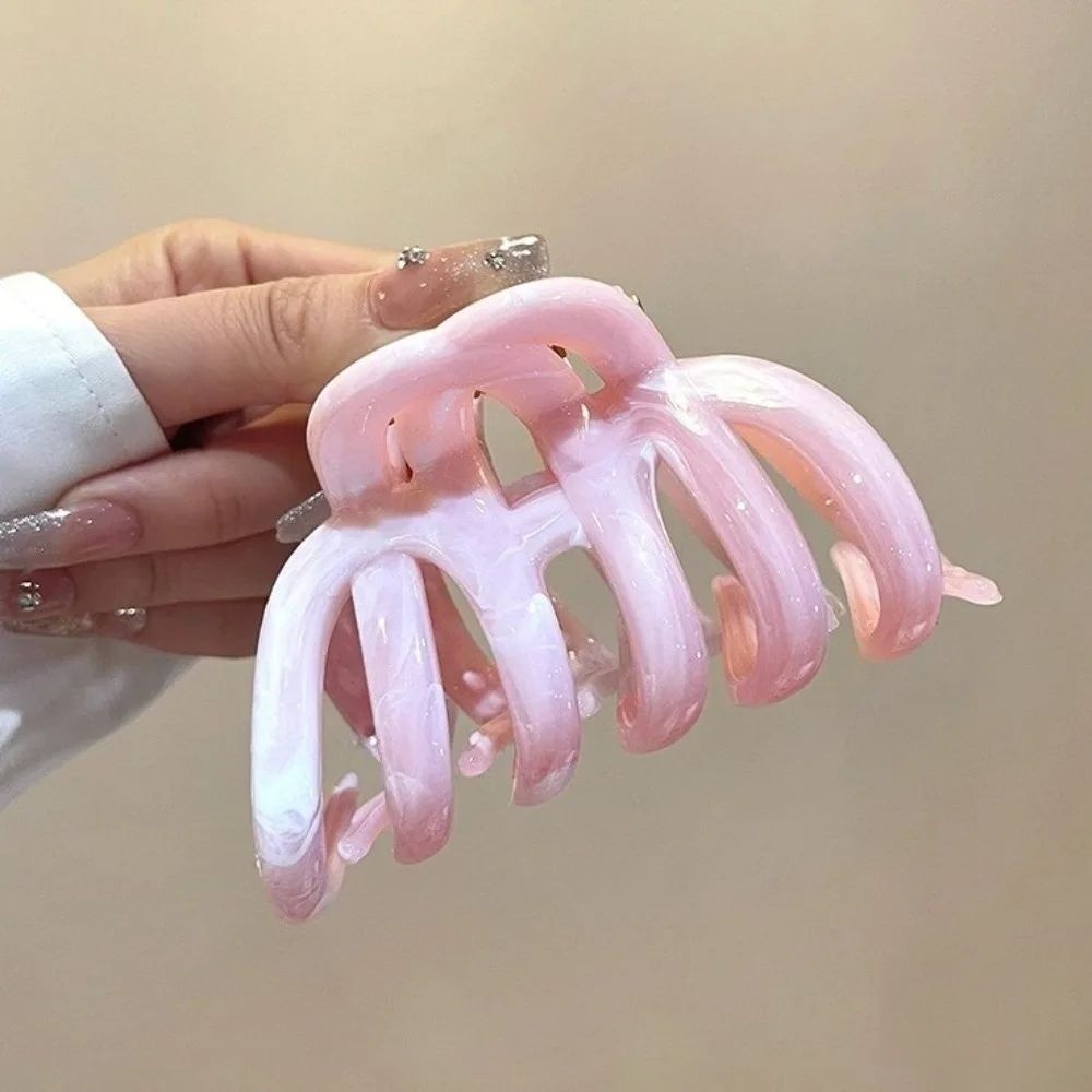 

New Sweet Shark Clip Non-slip Elegant Hair Claw Headwear Light Weight Ponytail Hairpin Hair Accessories Tool